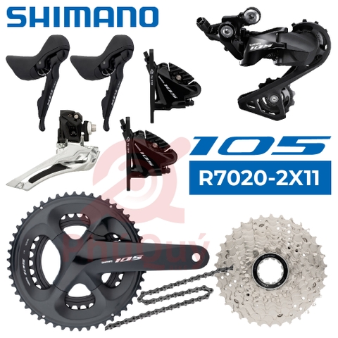Group R7020 105 Không Hộp Thắng Đĩa Dầu 50-34 11-30 Không Mặt Đĩa