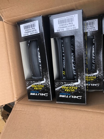 Vỏ Gấp Đen 700x25c Deli Ultra Flex-Pro Gai Trọc SA-205