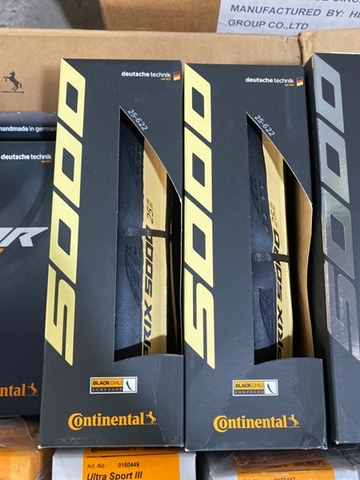 Vỏ gấp kem 700x25c Continental Grand Prix 5000 Handmade in Germany chính hãng