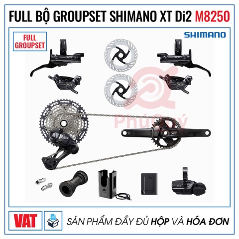 GROUP SHIMANO MTB XT M8250 Di2 CÓ VAT