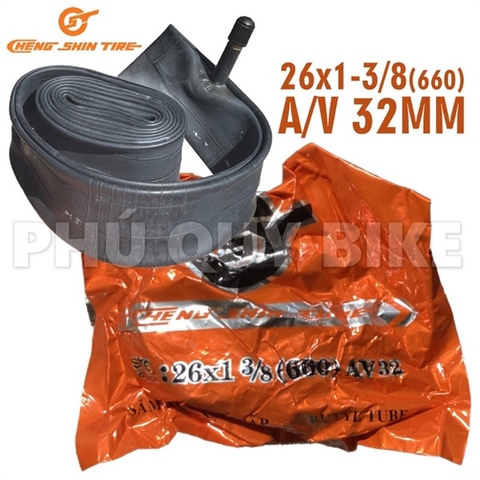 Ruột Cheng Shin 26x1-3/8 (660) Van Xe Máy 32mm A/V (VAT)
