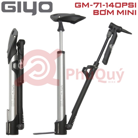 Bơm GIYO GM-71 Vĩ Có Đồng Hồ 140PSI