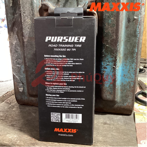 Vỏ gấp Maxxis 700x32c Pursuer trơn không talon (VAT)