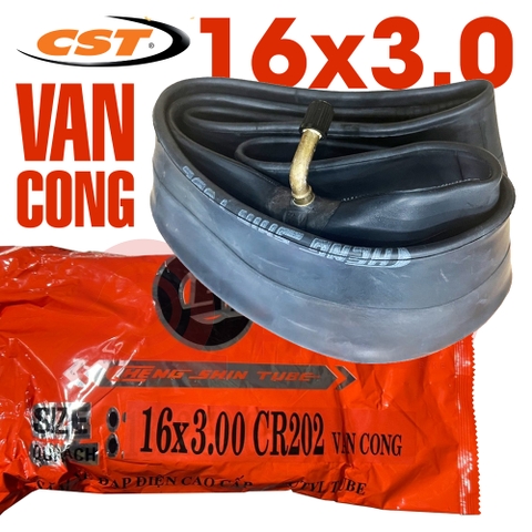 RUỘT XE ĐIỆN CHENG SHIN 16x3.0 VAN CONG