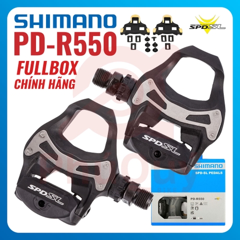 Pedal Can Road Shimano R550 VAT FULL BOX CHÍNH HÃNG