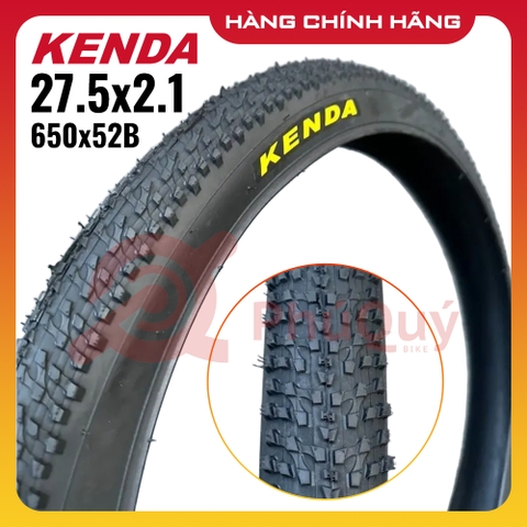 Vỏ KENDA 27.5x2.10 Chữ Vàng TQ