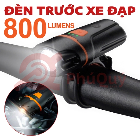 Đèn Trước 800LM 0111 Sạc USB Chống Nước