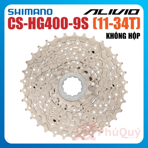 LÍP 9 HG400-9 34T SHIMANO KHÔNG HỘP