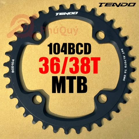 Vành dĩa Tendo MTB BCD 104mm