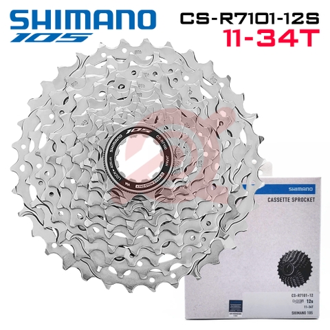 Líp R7101 SHIMANO 11-34T 12S 105 HỘP CHÍNH HÃNG SHIMANO