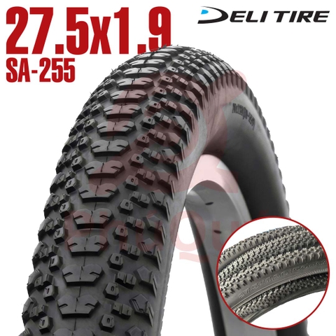 Vỏ Deli 27.5x1.9 có talon gai SA-255 (VAT)
