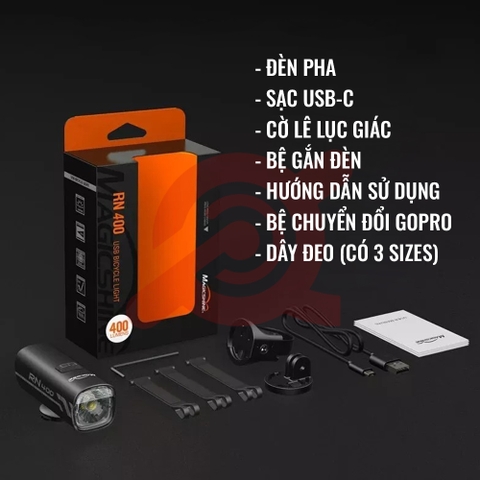 ĐÈN MAGICSHINE RN400 400LM SẠC USB