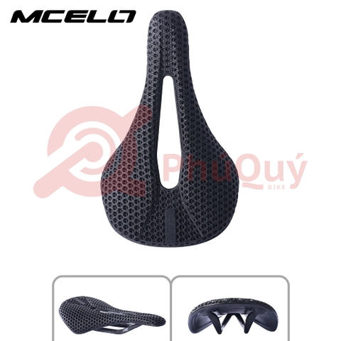 Yên Carbon 3D MCELO Gọng Carbon Có Rãnh Giữa