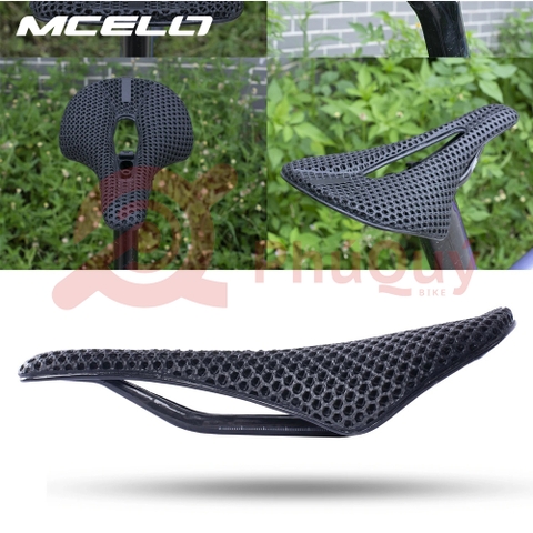 Yên Carbon 3D MCELO Gọng Carbon Có Rãnh Giữa
