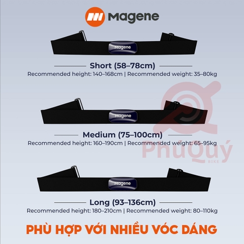 Máy Đo Nhịp Tim Magene H613 Chia Dây Đeo Ngực