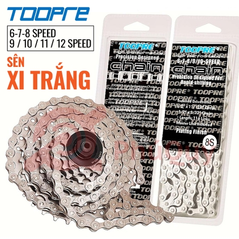 SÊN TOOPRE XI TRẮNG 6/7/8/9/10/11/12S