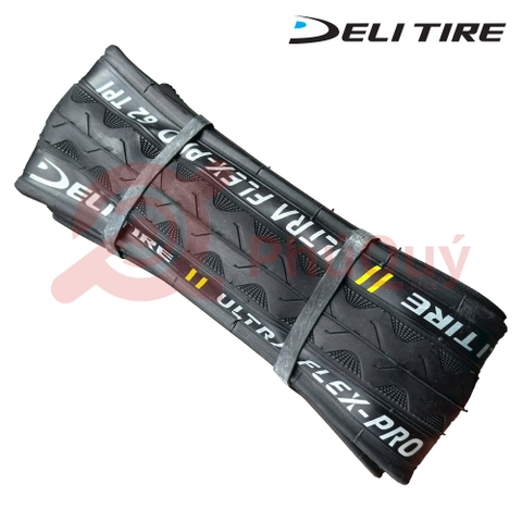 Vỏ Gấp Đen 700x28c Deli Ultra Flex-Pro Gai SÓNG S-601