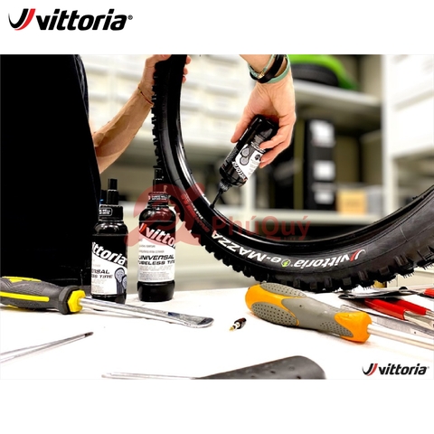 Keo Tự Vá VITTORIA 350ML Dành Cho Vỏ TUBELESS / TUBULAR