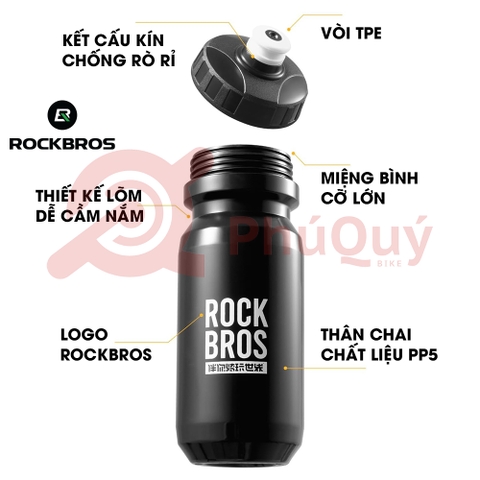 Bình Nước Xe Đạp ROCKBROS 600ML