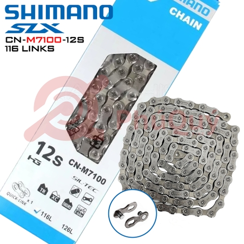 SÊN 12 SPEED SHIMANO SLX CN-M7100 116 MẮT CÓ HỘP