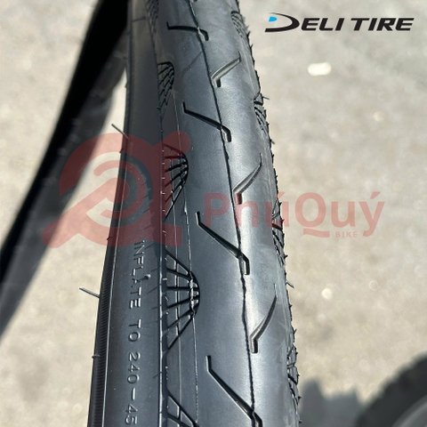 Vỏ Deli 29x1.75 (47-622) gai trơn có talon (VAT)