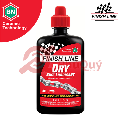 DẦU SÊN KHÔ XE ĐẠP FINISH LINE DRY LUBE CERAMIC TECH. 120ML