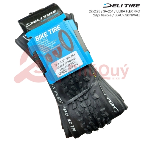 Vỏ Deli GẤP 29x2.25 HÔNG ĐEN SA-264