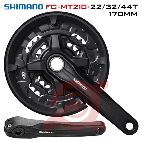 Dĩa SHIMANO FC-MT210-22/32/44T-170mm Kèm BB