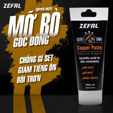 Mỡ Bò Zefal COPPER PASTE GỐC ĐỒNG