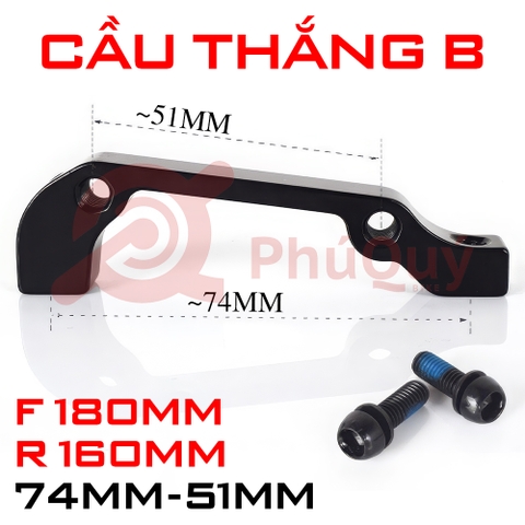 CẦU THẮNG B - F180 R160 74mm 51mm