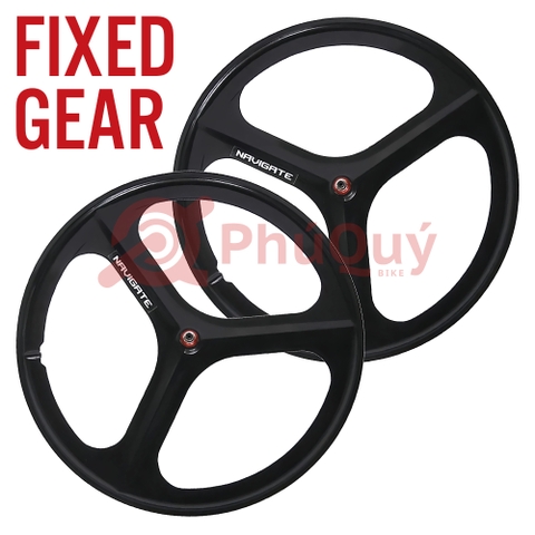 Bánh Mâm 3 Đao NAVIGATE 700c Cho Xe Đạp FixedGear