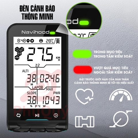 ĐỒNG HỒ TỐC ĐỘ GPS NAVIHOOD L3