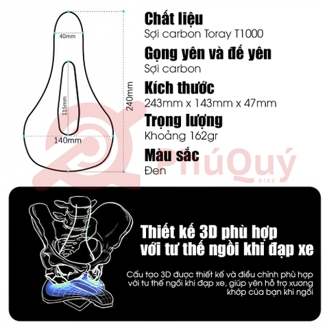 Yên Carbon 3D MCELO