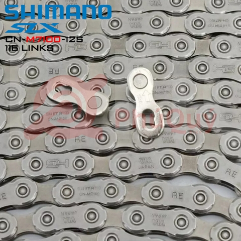 SÊN 12 SPEED SHIMANO SLX CN-M7100 116 MẮT CÓ HỘP