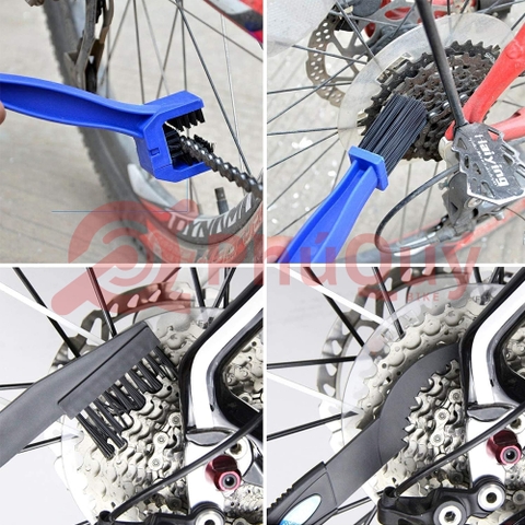 BỘ RỬA SÊN RẺ 4 MÓN - Bộ 4 Món Dụng Cụ Vệ Sinh Sên Xích Líp Xe Đạp Thông Dụng