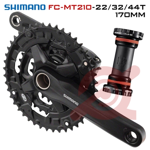 Dĩa SHIMANO FC-MT210-22/32/44T-170mm Kèm BB