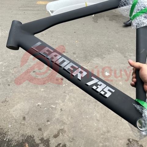 Khung LEADER735 Kèm Phuộc Carbon LEADER Chính Hãng