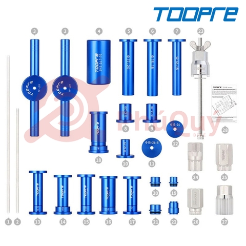 BỘ THÁO ÉP BẠC ĐẠN ĐÙM CỐI LÍP - MOAY Ơ
