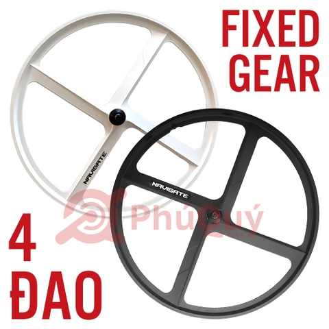 Bánh Mâm 4 Đao NAVIGATE 700c Cho Xe Đạp FixedGear