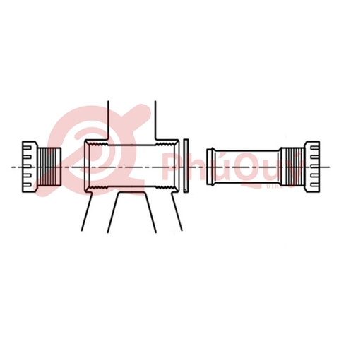 Long Đền Chêm Cốt Trục Rỗng 1mm