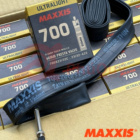 Ruột MAXXIS VN SIÊU MỎNG 700x23/32 FV 60 mm (73gr)
