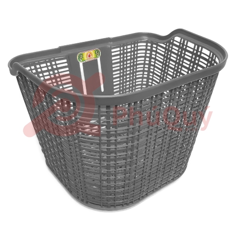 Rổ Nhựa Men Sọc Lưới Màu Đen / Xám / Dương / Hồng / Nâu