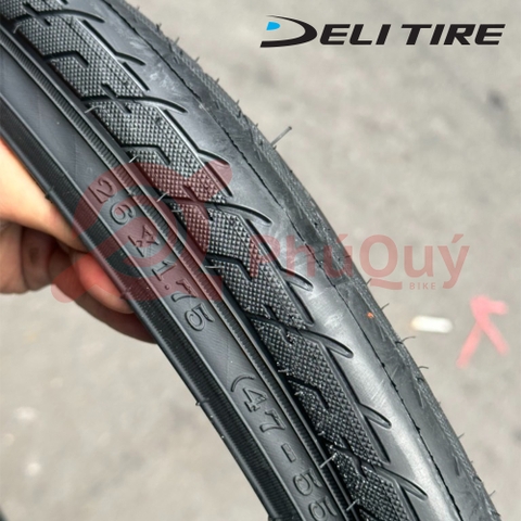 Vỏ Deli 26x1.75 (47-559) Gai Trơn Có Talon