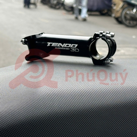 Pô Tăng TENDO 31.8 x 110mm Nhôm ĐEN Nghiêng 17 Độ PT02
