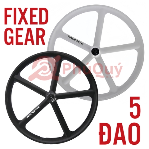 Bánh Mâm 5 Đao NAVIGATE 700c Cho Xe Đạp FixedGear