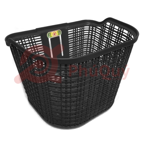Rổ Nhựa Men Sọc Lưới Màu Đen / Xám / Dương / Hồng / Nâu
