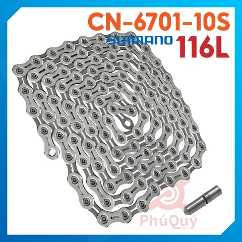 SÊN 10 MẮT RỖNG SHIMANO CN-6701 116S HÀNG HỘP