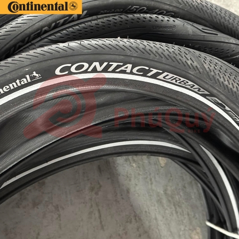 Vỏ 20x2.0 (50-406) Continental CONTACT URBAN Gai Trơn Vỏ Trọc