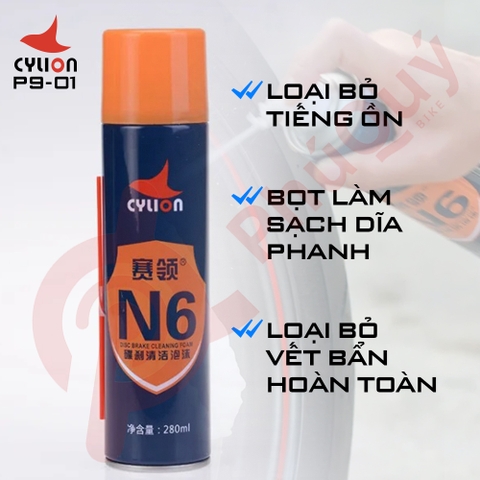 VỆ SINH THẮNG ĐĨA N6 CYLION P9-01 280ml