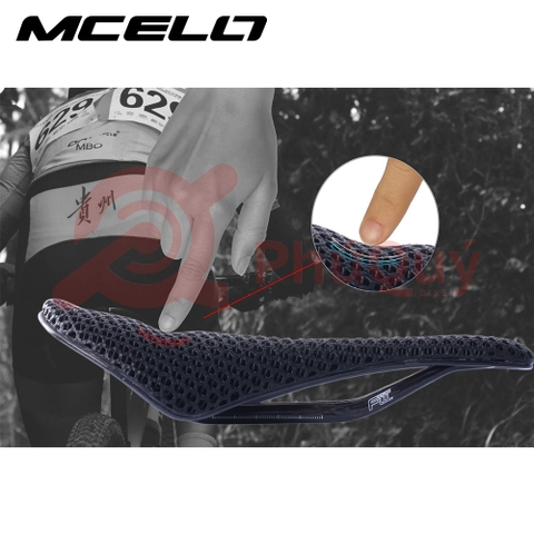 Yên Carbon 3D MCELO Gọng Carbon Có Rãnh Giữa